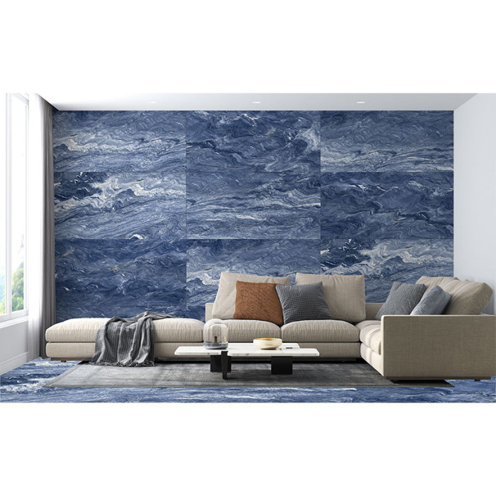 Ocean Blue Luxury Polished Porcelain Tile 600x1200